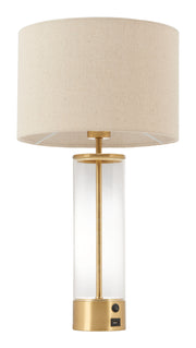 Boreal Table Lamp Beige & Gold