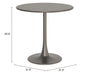 Soleil Dining Table Taupe
