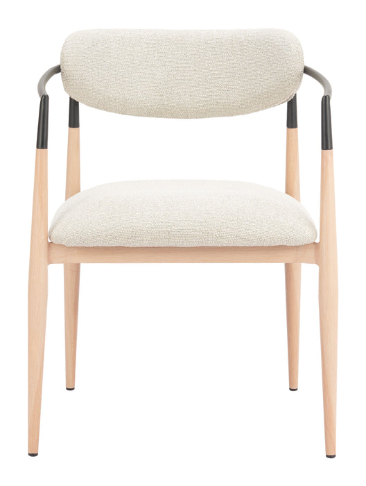 Equinox Dining Chair (Set of 2) Oyster Gray & Natural