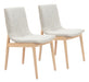 Raha Dining Chair (Set of 2) Gray & Whitewashed