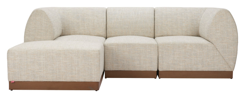 Christy Corner Chair Beige