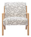 Runa Accent Chair Beige & Natural
