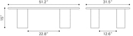 Risan Coffee Table Whitewashed