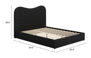 Sele Queen Bed Black
