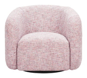 Refine Swivel Chair Pink Tweed