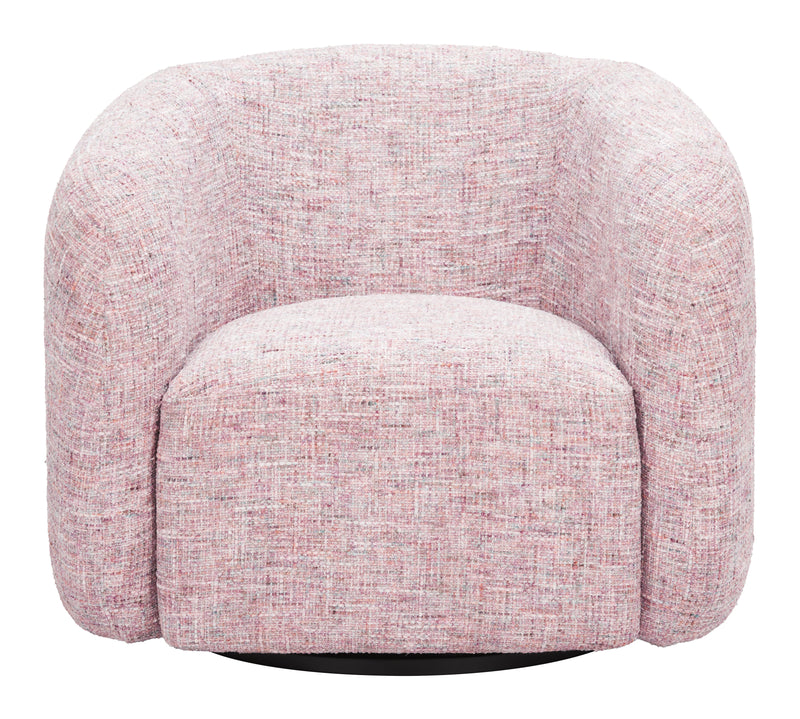 Refine Swivel Chair Pink Tweed