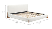 Baris King Bed Ivory