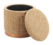 Fije Storage Ottoman Oat Yellow