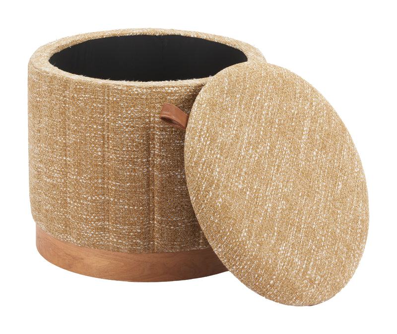 Fije Storage Ottoman Oat Yellow