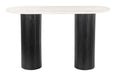 Izola Console Table White & Black