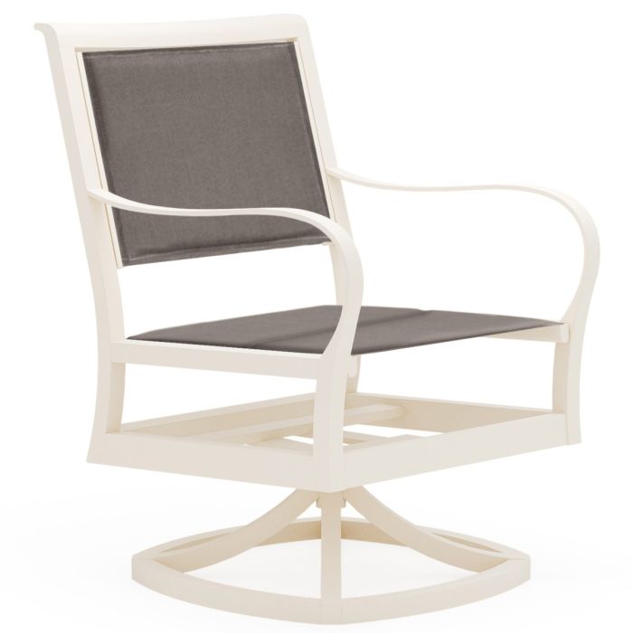 Scala Dining Swivel Arm Chair - Padded Sling