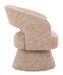 Liva Swivel Chair Frosty Brown