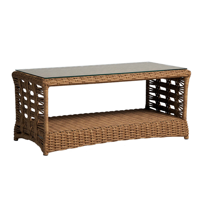 Magnolia 43" Rectangular Cocktail Table in Sandcastle Finish