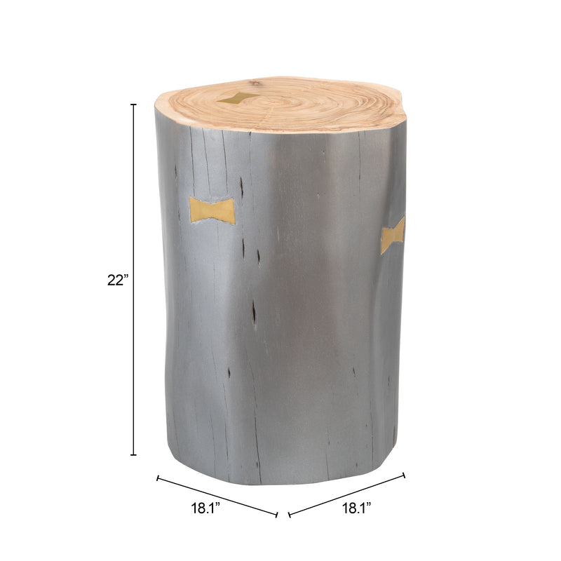 Sugra End Table Gray