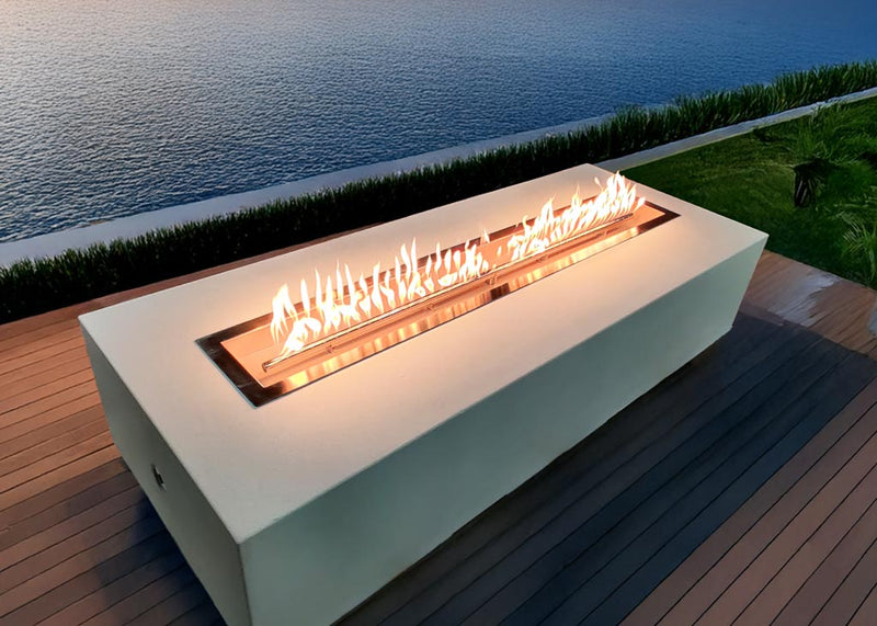 Concrete Cornhole 60x24' Elemental Narrow Fire pit