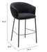 Essen Barstool Black & Bronze