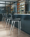 Magnus Barstool (Set of 2) Black & Silver