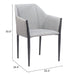 Andover Dining Chair (Set of 2) Slate Gray