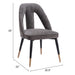 Artus Dining Chair Gray