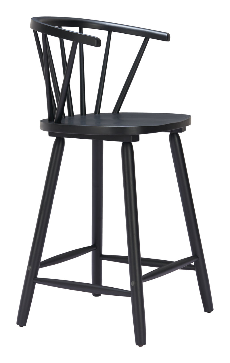 Stenger Counter Stool (Set of 2) Black