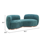 Jamela Sofa Teal