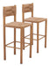 Iska Barstool (Set of 2) Natural