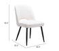 Teddy Dining Chair (Set of 2) Ivory