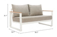 Welt Sofa Taupe & White