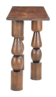 Split Console Table Brown
