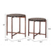 Gema Coffee Table Set (2-Piece) Bronze