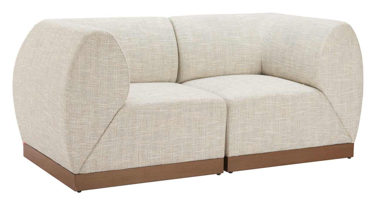 Christy Corner Chair Beige