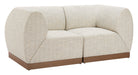 Christy Corner Chair Beige