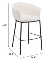 Essen Barstool Ivory