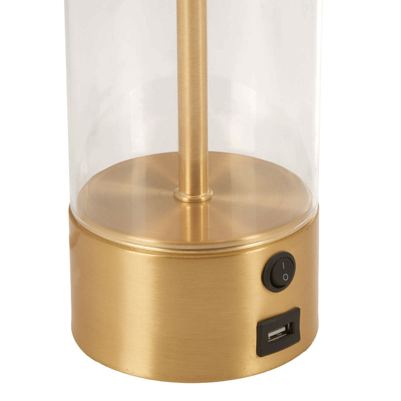 Boreal Table Lamp Beige & Gold