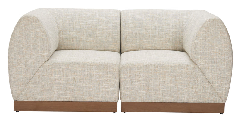 Christy Corner Chair Beige