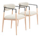 Equinox Dining Chair (Set of 2) Oyster Gray & Natural