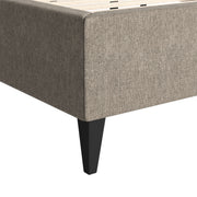 Dusa Queen Bed Olive Brown