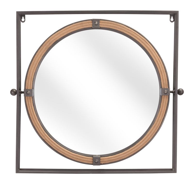 Capell Mirror Antique Gray