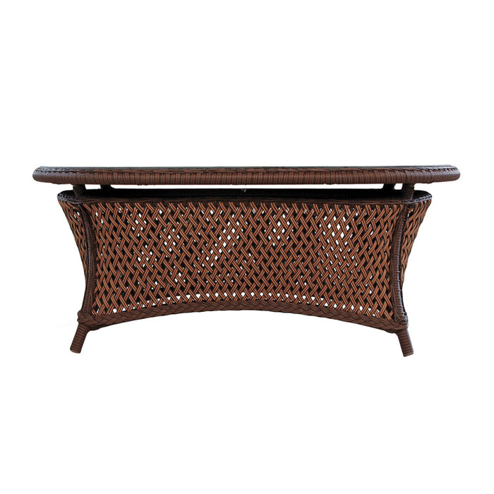 Grand Traverse 43" Oval Cocktail Table in Caramel Finish