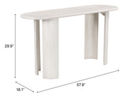 Risan Console Table Whitewashed