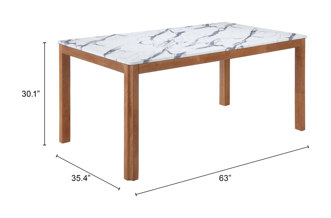 Jemy Dining Table White