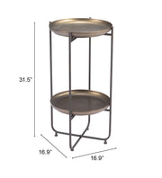 Bronson Accent Table Bronze
