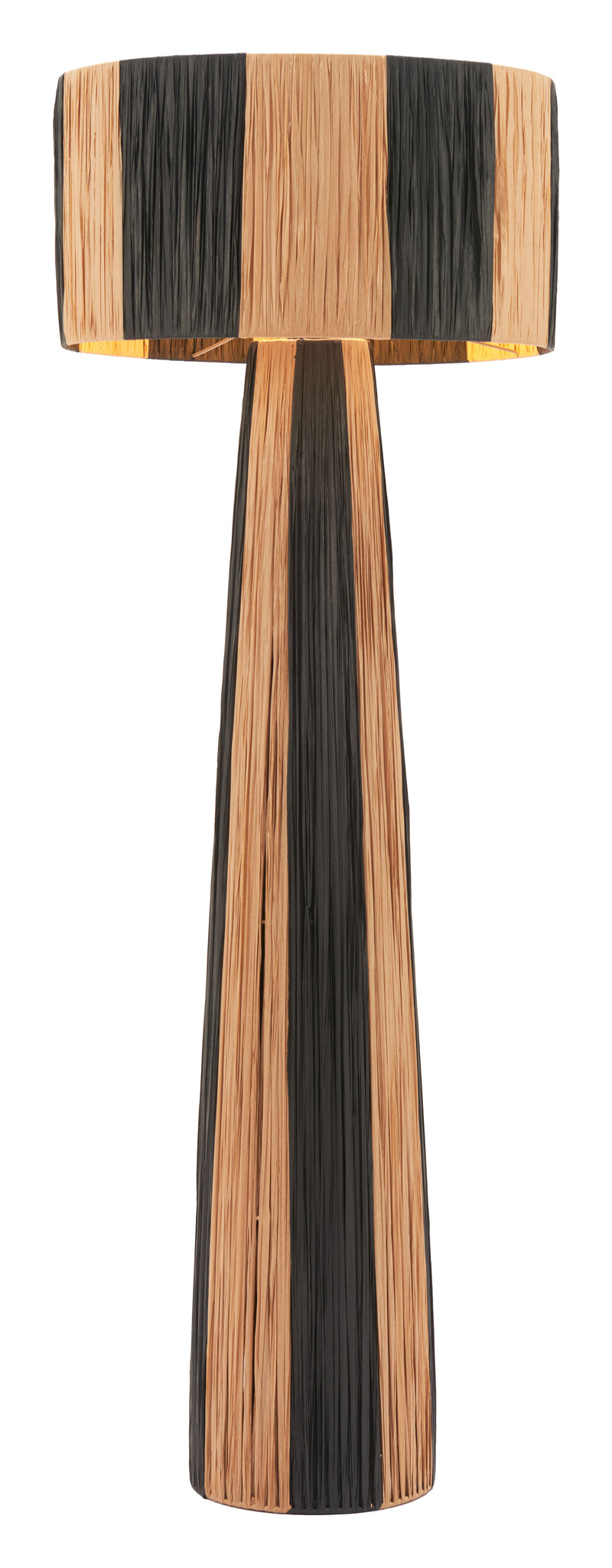 Gala Floor Lamp Black & Natural