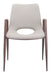 Desi Dining Chair (Set of 2) Beige & Walnut