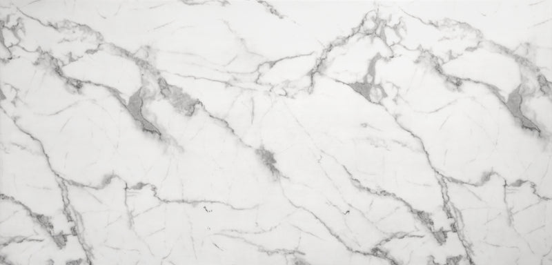 Atlas Dining Table White & Silver