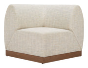 Christy Corner Chair Beige