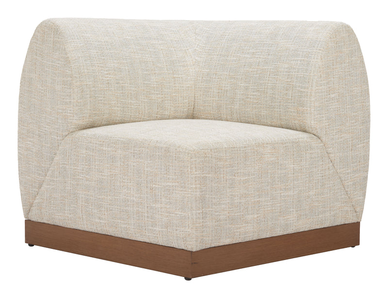 Christy Corner Chair Beige