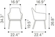 Adage Dining Chair (Set of 2) Beige