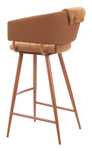 Juno Barstool (Set of 2) Brown