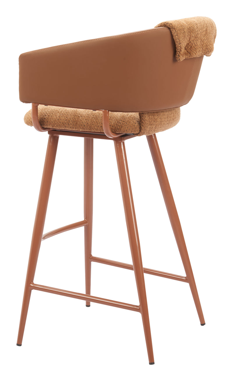 Juno Barstool (Set of 2) Brown